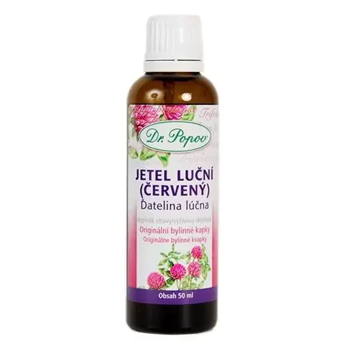Dr. Popov Bylinné kapky Jetel luční 50 ml