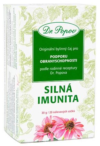 Dr. Popov Čaj Silná imunita 20 x 1,5 g