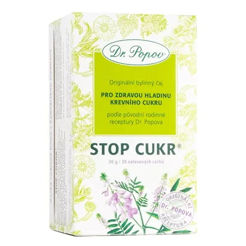 Dr. Popov Čaj Stop cukr® 20 x 1,5 g