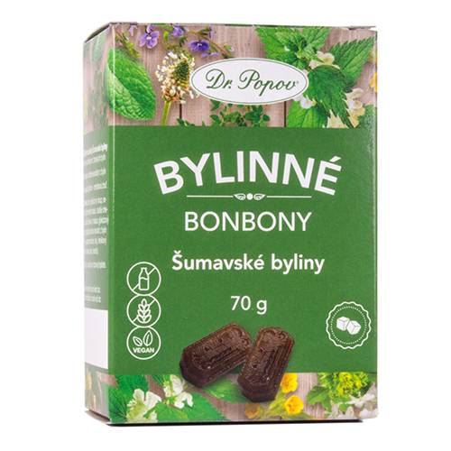 Dr. Popov Bonbony Šumavské Byliny 70 g
