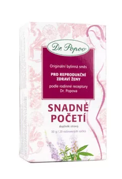 Dr. Popov Čaj Snadné početí 20 x 1,5 g