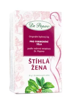 Dr. Popov Čaj Štíhlá žena 20 x 1,5 g