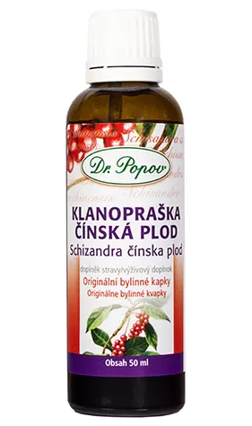Dr. Popov Bylinné kapky Klanopraška čínská 50 ml