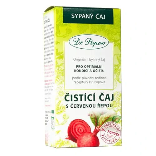 Dr. Popov Čaj Čistící s červenou řepou 50 g