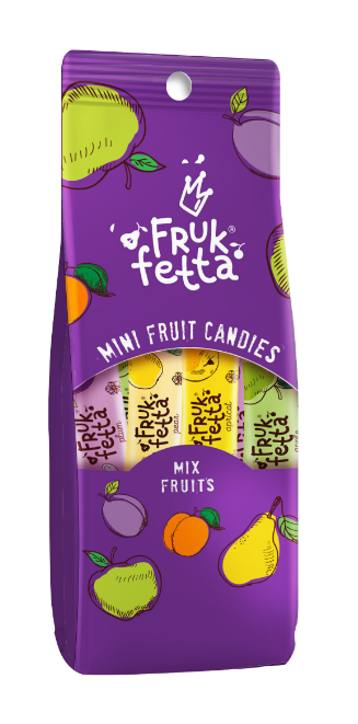 Sergio ovocný snack Frukfetta MIX FRUITS 120g