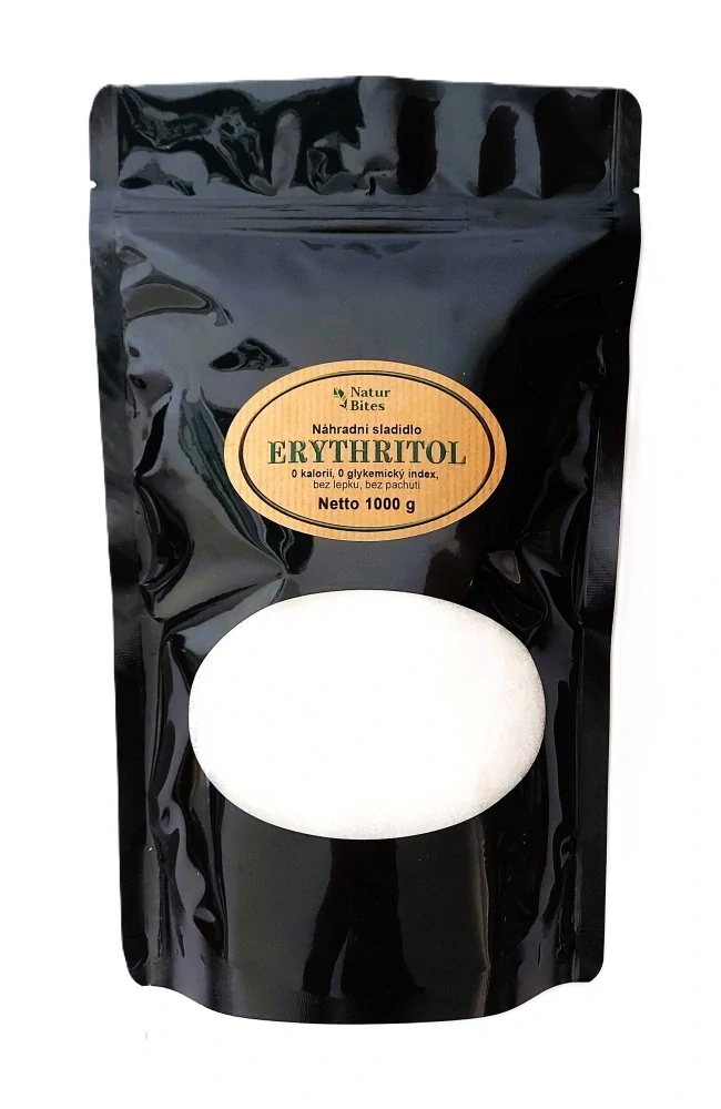 NaturBites Erythritol 1000 g, přírodní sladidlo