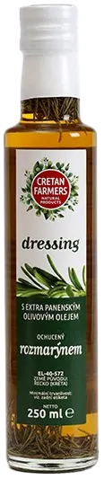 CRETAN FARMERS Dressing s extra panenským olivovým olejem Rozmarýn 250 ml