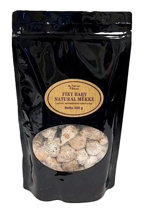 NaturBites Fíky Baby natural, měkké 500 g