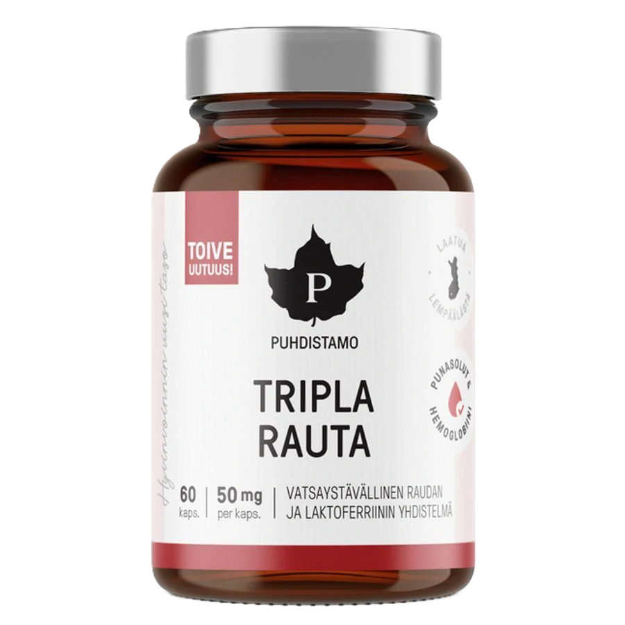 Puhdistamo Triple Iron 60 kapslí (Tripla Rauta)