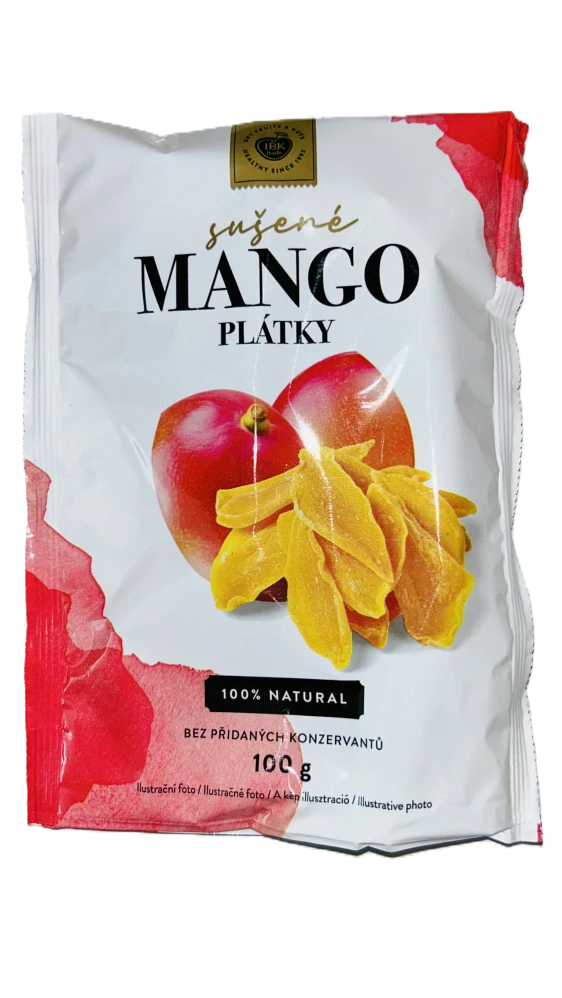 IBK Mango sušené bez cukru plátky 100g