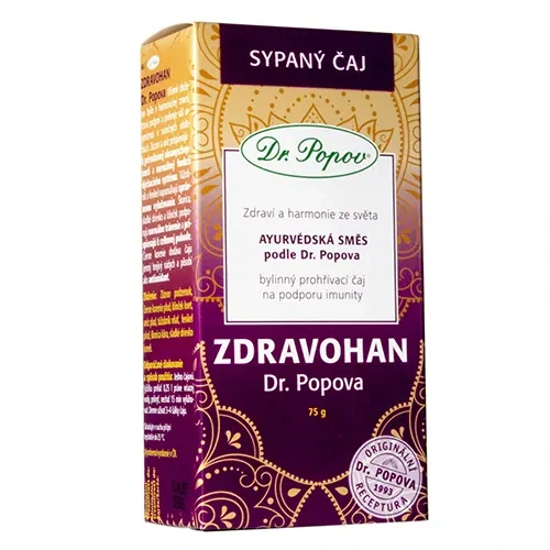 Dr. Popov Zdravohan, ayurvédská sypaná směs, 75 g