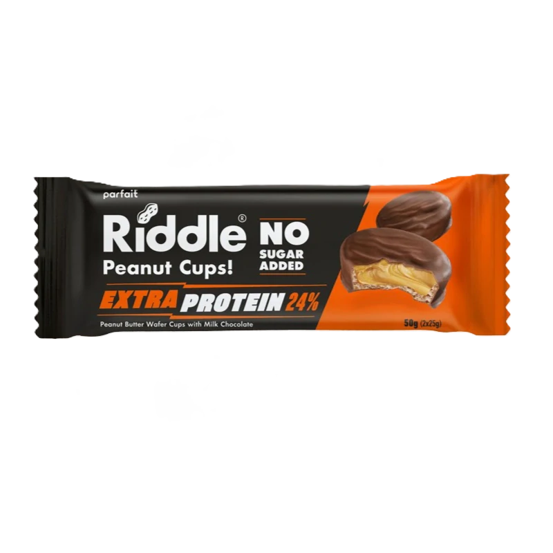RIDDLE košíčky Extra Protein 24% "NO SUGAR" 50g