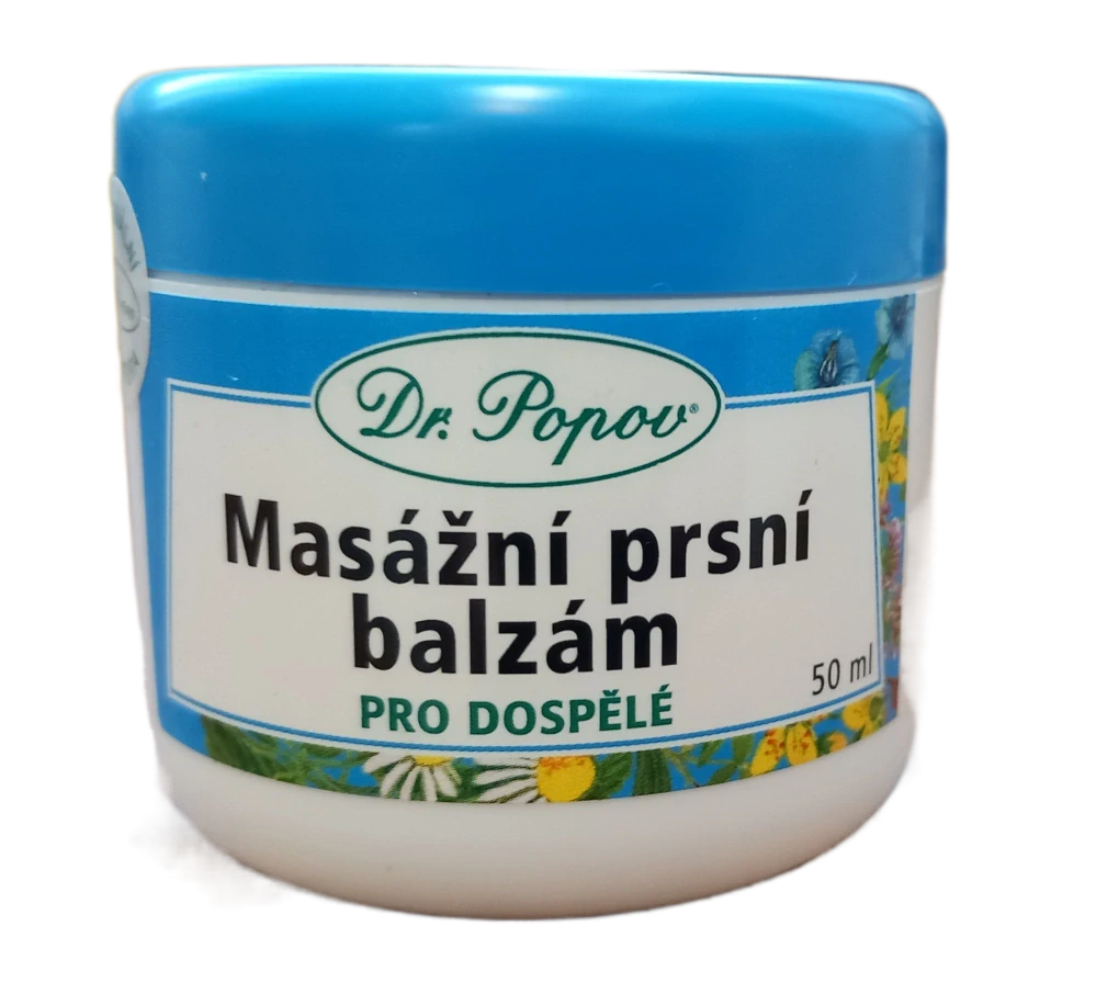 Dr. Popov Masážní prsní balzám pro dospělé 50 ml