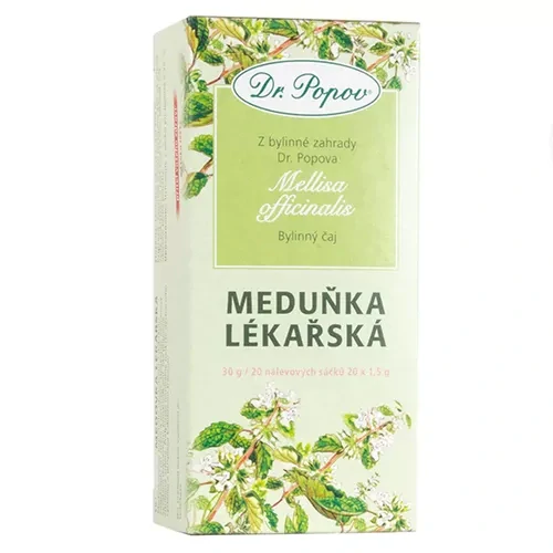Dr. Popov Meduňka lékařská nať 20 x 1,5 g
