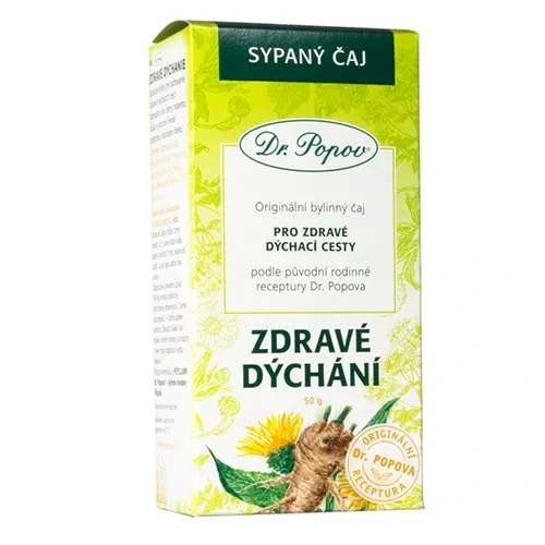 Dr. Popov Čaj Zdravé dýchání 50 g