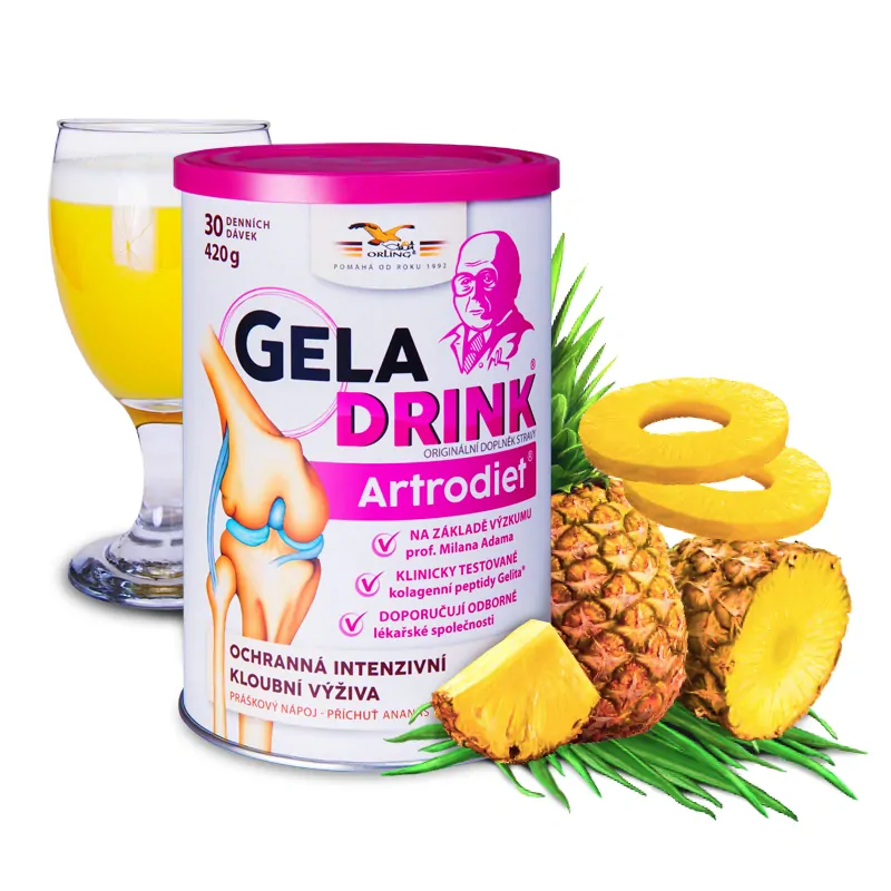 ORLING Geladrink Artrodiet nápoj Ananas 420 g