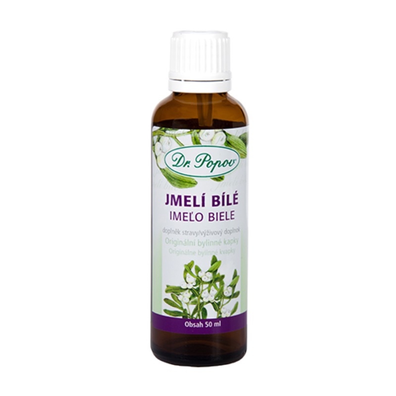 Dr. Popov Bylinné kapky Jmelí bílé 50 ml