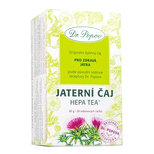 Dr. Popov Čaj Jaterní Hepa tea® 20 x 1,5 g