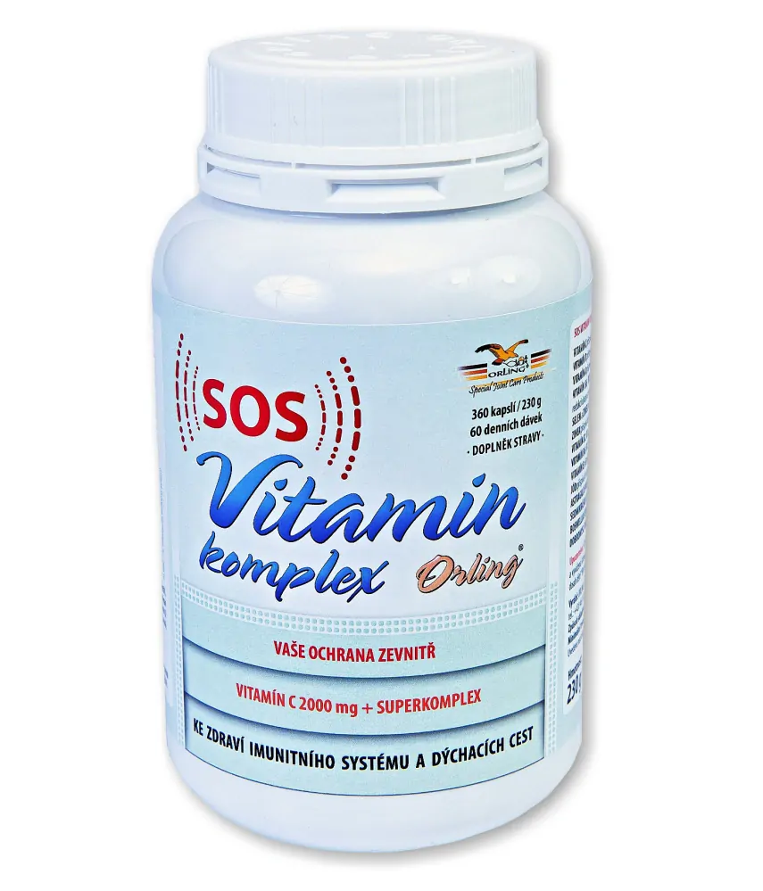 ORLING SOS Vitamin komplex kapsle 360 kaps.