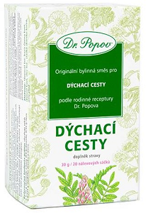Dr. Popov Čaj Dýchací cesty 20 x 1,5 g