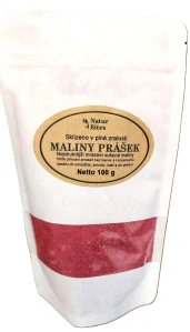 NaturBites Maliny lyofilizované-prášek (sušené mrazem) 100g
