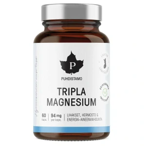 Puhdistamo Triple Magnesium 60 kapslí (Hořčík)