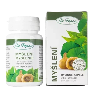 Dr. Popov Bylinné kapsle Myšlení, 60 kapslí