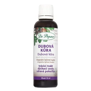 Dr. Popov Bylinné kapky Dubová kůra 50ml