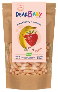 Dear Baby křupky Jahoda+Banán 25g
