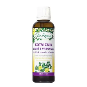 Dr. Popov Bylinné kapky Kotvičník zemní s vrbovkou 50 ml