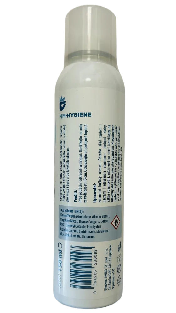 MM Hygiene Deodorant na nohy 150 ml