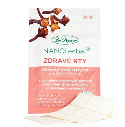 Dr. Popov Nanonáplast ZDRAVÉ RTY, 24 ks