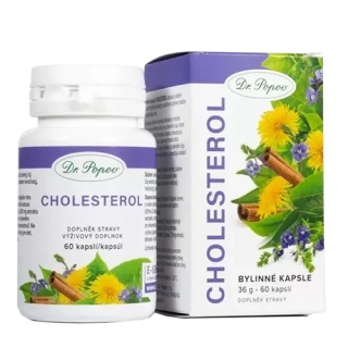 Dr. Popov Bylinné kapsle Cholesterol 60 kapslí
