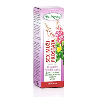 Dr. Popov Bylinné kapky Sex muži - prostata 50 ml