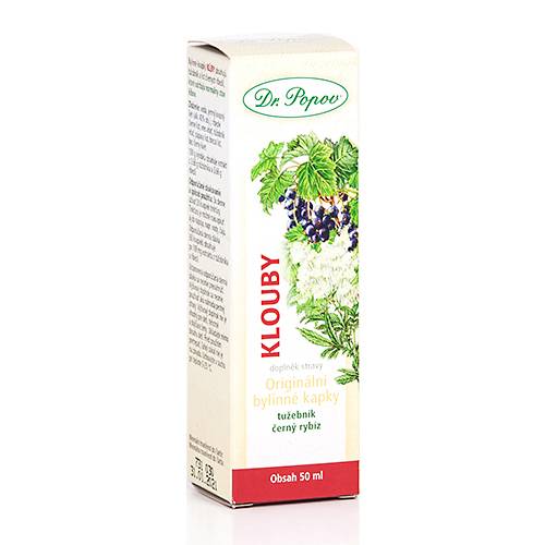 Dr. Popov Bylinné kapky Klouby 50 ml