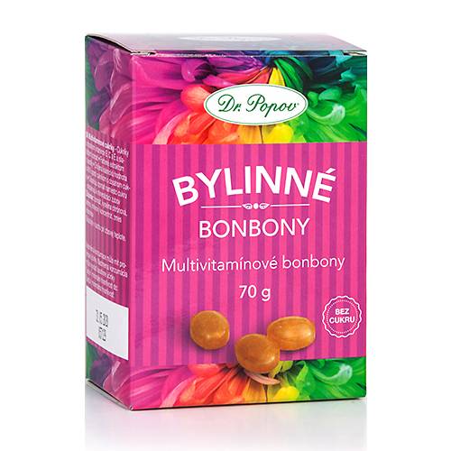 Dr. Popov Bonbony Multivitamín 70 g